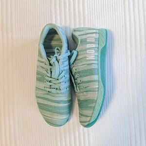 Teal Nobull Striped Sneakers